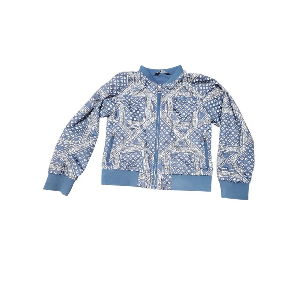 The North Face Flurry Wind Bomber Jacket In Blue Big Girls  XS (6) SEE DETAILS